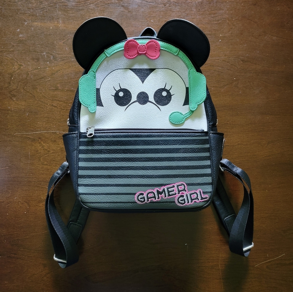 Loungefly Minnie Mouse Gamer Girl Mini Backpack